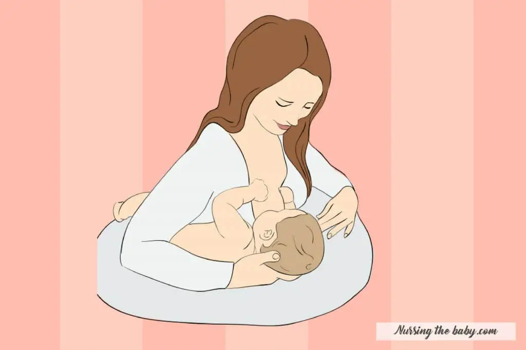 football hold is an awesome breastfeeding position