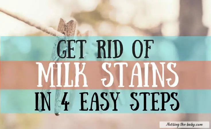 How to remove a milk stain