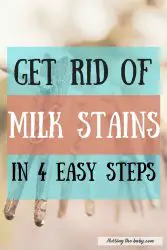 here's how to remove a milk stain