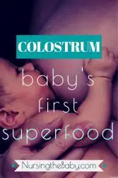 colostrum is baby's first superfood