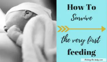 how to survive your first time breastfeeding